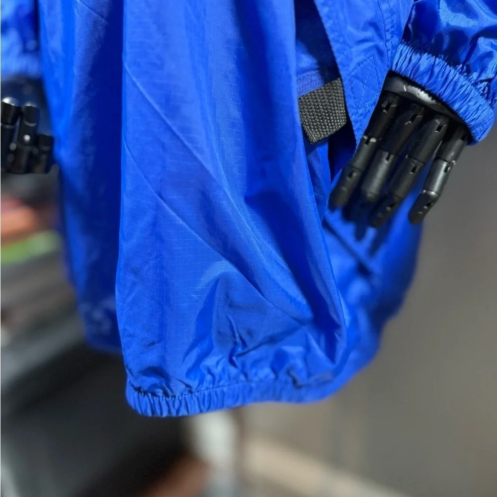UltraClub Collection Size Large Blue/Black Windbreaker Jacket